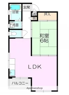 ギャレデ塚口【301号室】の間取り