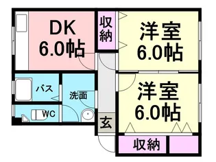 ラムール武庫之荘壱番館【405号室】の間取り
