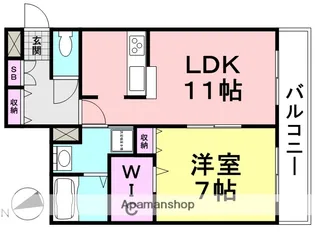 TKメゾン【1階】の間取り