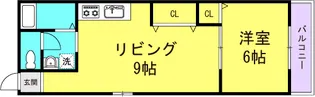 シャトー松本【103号室】の間取り