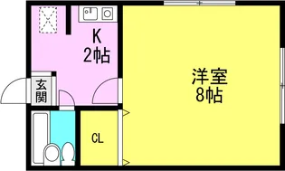 エレガンス【202号室】の間取り