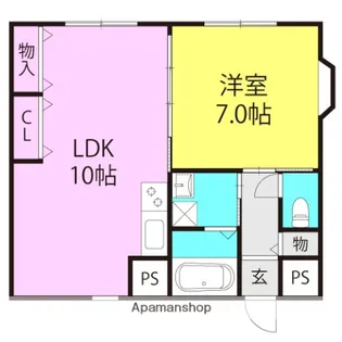 エレガンス【301号室】の間取り