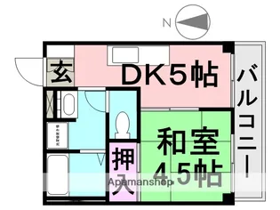 エメラルド立花パート2【205号室】の間取り