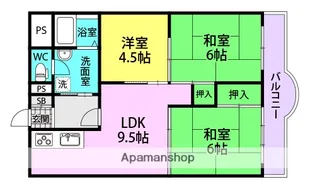 3LDKの間取り画像