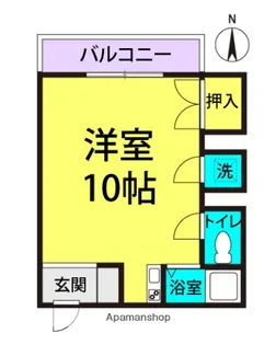 ソレイユコート【4階】の間取り