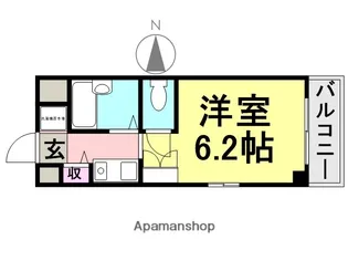 若草マンション【101号室】の間取り