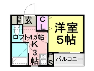 アグレアーブル塚口【1階】の間取り