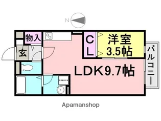 Peace Island【2階】の間取り