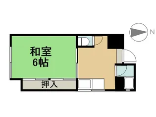 東豊ハイツ南七松【1階】の間取り