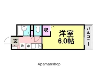 エスペランサカーサ【206号室】の間取り