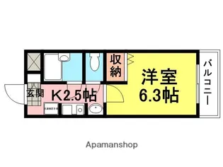 ステラハウス12【1階】の間取り
