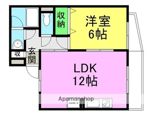 ミスターK北武庫之荘【103号室】の間取り