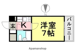 メインステージ武庫川【8階】の間取り