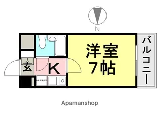 MAIN STAGE武庫川【8階】の間取り