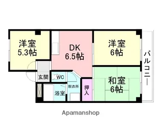 アネックス武庫之荘【304号室】の間取り