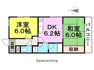 モン・スフェール・リュウ【103号室】の間取り