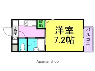 岡地レジデンス中島【1階】の間取り