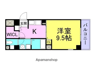 ドルチェ東甲子園【2階】の間取り