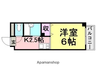 立花アスペンハウス【3階】の間取り