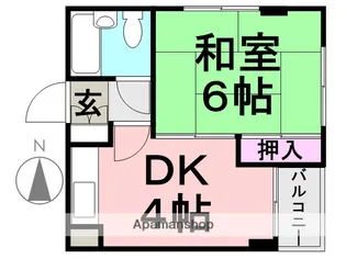 アバンテ尼崎西【402号室】の間取り