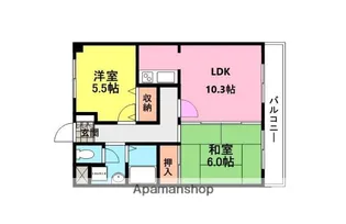 ドルチェ武庫之荘【502号室】の間取り