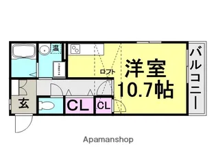 KTIレジデンス武庫川1【1階】の間取り