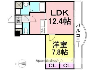 SUNNY COURT MEIWA【602号室】の間取り