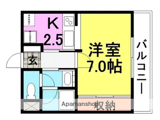 エスペランサ武庫之荘【3階】の間取り