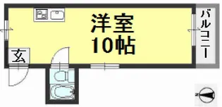 サニーハイツ【201号室】の間取り