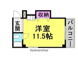 ハイツ熊谷【3階】の間取り
