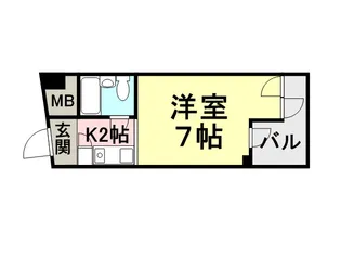 プリエールJR塚口駅前【312号室】の間取り