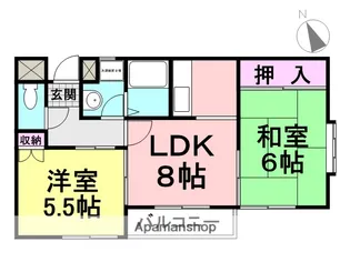 ラメゾンクレール【3階】の間取り