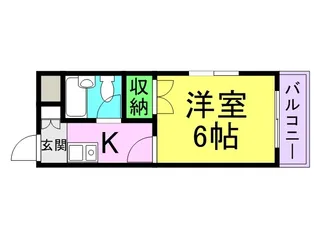 ラポール【4階】の間取り