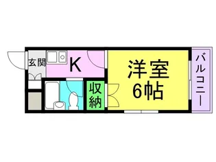 ラポール【2階】の間取り