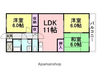 ヴィラ86【3階】の間取り