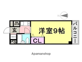 BONNE出屋敷【202号室】の間取り