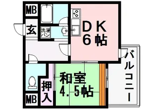 シロハイヌ尼崎【302号室】の間取り