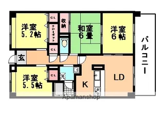 エスタブレ【2階】の間取り