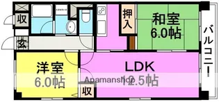 プラマー2番館【504号室】の間取り