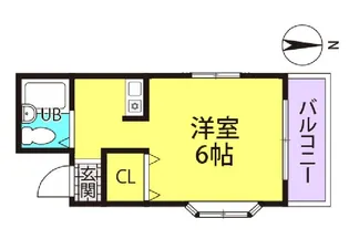 プチグレイス7番館【3階】の間取り