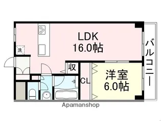 ディカ・カーサ【603号室】の間取り