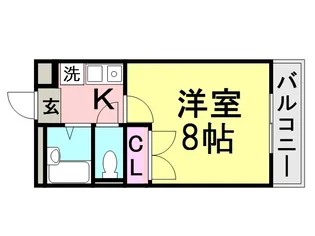 彩華4【204号室】の間取り