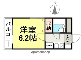 ボンジュール【3階】の間取り