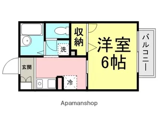 すみれハイツ【202号室】の間取り