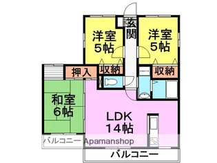 タカキ2000【201号室】の間取り