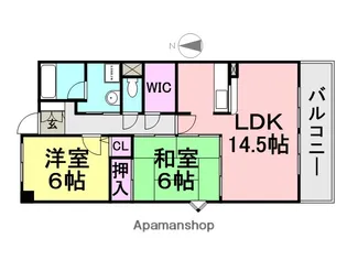 フォレスト武庫之荘本町【2階】の間取り