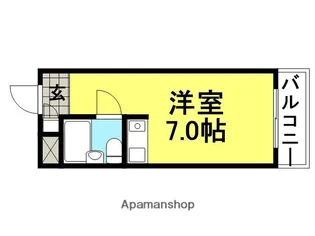 ダイドーメゾン塚口3【304号室】の間取り