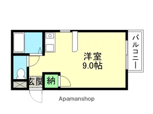 ベルトピア塚口5【201号室】の間取り