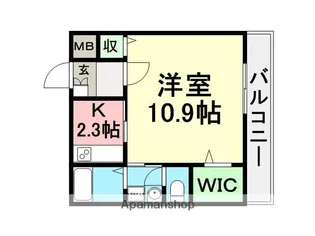 メゾンエスコート【2階】の間取り
