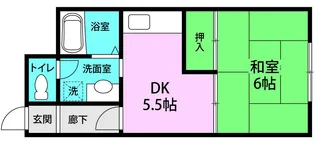 シードワン【2階】の間取り